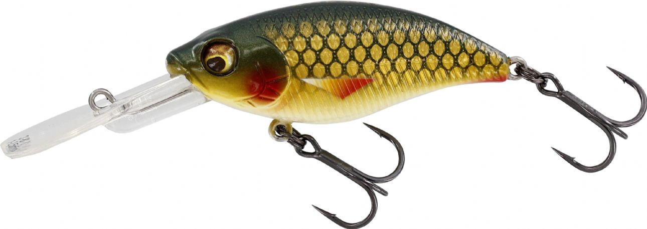 Leurre Westin BuzzBite Crankbait Suspending – Wobbler Pour Perche, Truite, Brochet, Sandre – Flottabilité Neutre, Profondeur 1-2,5m