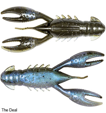 Z-Man Pro Crawz 3-1/2 in Craw Baits 3-Pack - Sports