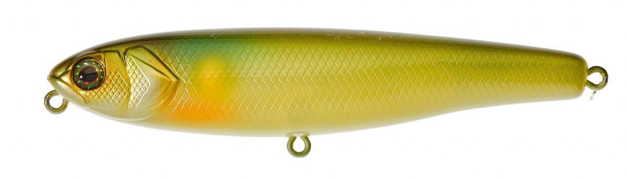 Leurre De Surface Jackall Bonnie 107 - Flottant, Silencieux - Bone Silver (Neuf)