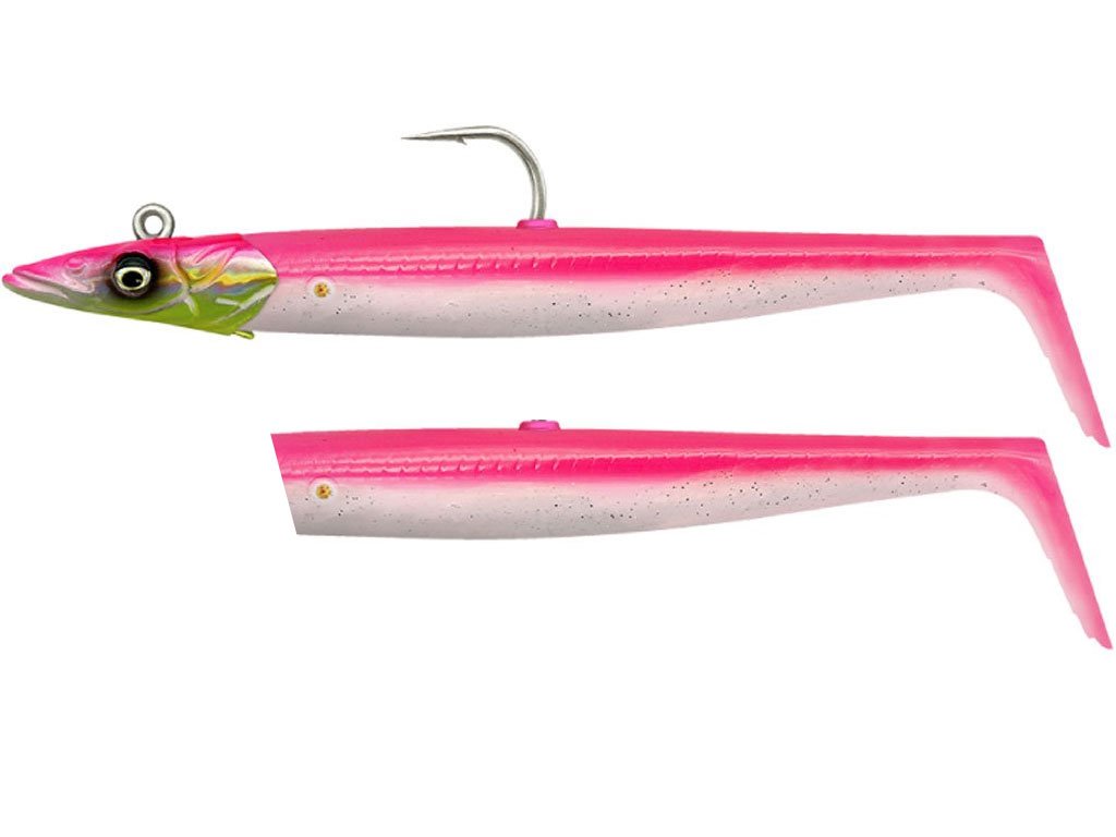 Savage Gear Sandeel Lure - 7 1/2 Inch, 3 1/2 Oz, 2+1 Hook (Greenback) For Saltwater Fishing - View #4