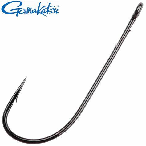 Gamakatsu Worm 325 Micro Game #6 #8 8pcs Barbed Hooks for