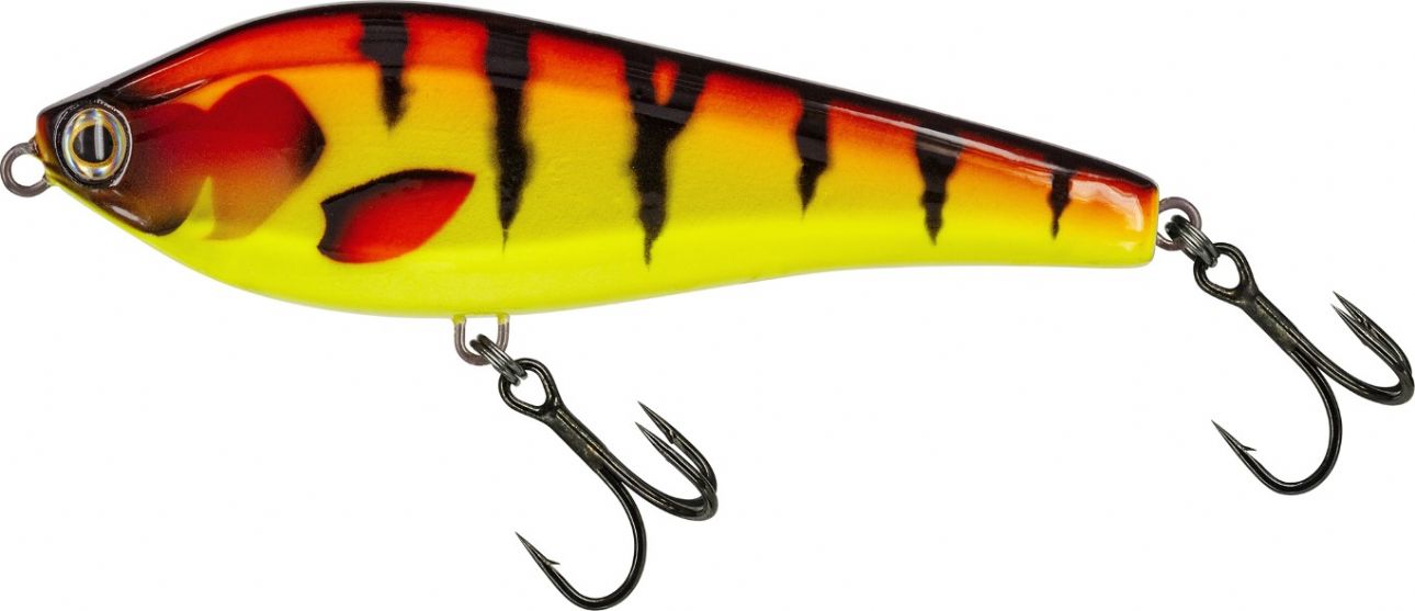thumbnail image 2 of PREDILURES Cannibal Soft Lure – 140-155mm 28g Sinking Fire Tail / Paddle Tail Hybrid 2 of 5