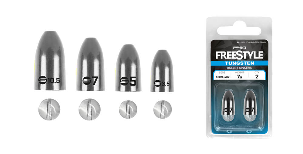 Spro Freestyle Tungsten Bullet Sinker from Predator Tackle