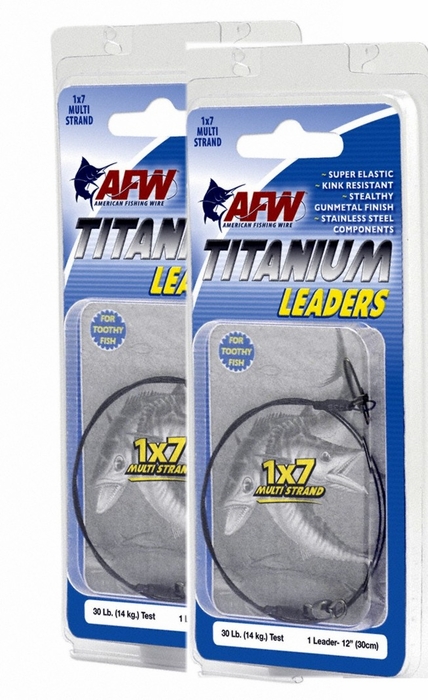 American Fishing Wire Titanium Single & Multi-Strand Leaders From