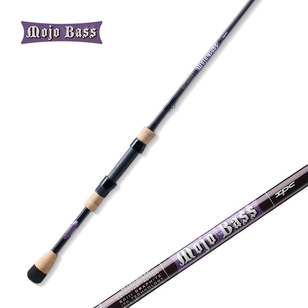 St Croix Mojo Bass Spinning Rod 5.3g-17.7g MJS71MHF2 from
